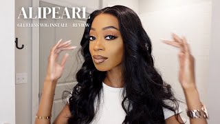 ALIPEARL GLUELESS WEAR amp GO WIG REVIEW  EASY EVERYDAY WIG  NO GLUE NO GEL  2023 [upl. by Thetes]