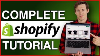 BEST Shopify Tutorial in 2024  Set Up A Profitable Shopify Store StepByStep [upl. by Drexler529]