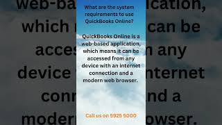 What are the system requirements to use QuickBooks Online accountingsoftware [upl. by Tenay392]