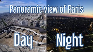 Panoramic view of Paris Montparnasse tower [upl. by Aver]