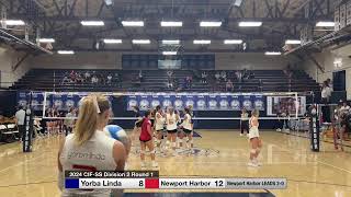 2024 Yorba Linda High School Girl’s Varsity Volleyball CIF Div 2 102324 YLHS vs Newport Harbor [upl. by Annav]