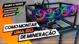 Como Montar Uma Rig de Mineração de Criptomoedas Parte 01 [upl. by Oiludbo]