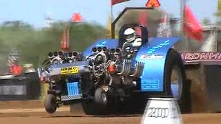 National Tractor Pulling Association Tomah Wisconsin 7500 Modified tractors June 21 2003 [upl. by Uzia428]