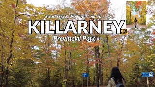 KILLARNEY PROVINCIAL PARK   Road Trip and Walking Tour Killarney Best Fish amp Chips [upl. by Tenaj263]