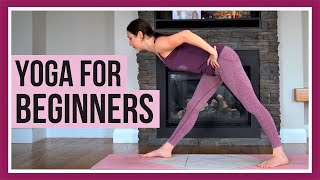 30 min Beginner Yoga  Flexibility Strength amp Balance [upl. by Turne]