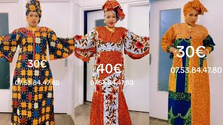 LES PLUS BELLES ROBES À IMPRIMÉS WAX POUR FEMMES AFRICAINES MIGNONNES 20242025 [upl. by Margarette]