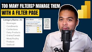 How to create a FILTER PAGE to manage multiple filters across different pages  Power BI Guide 2022 [upl. by Rissa]