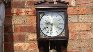 Vintage Acctim Wall Clock 31 Day wind up Clock Japan Dial And Movement See Video [upl. by Ennahgem]