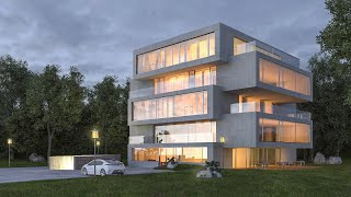 3Ds Max 2021 Vray 5 Complete Exterior Rendering Tutorial for beginners [upl. by Atirres]