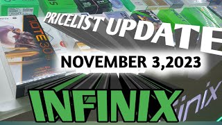 INFINIX PRICES UPDATE INFINIX SMART6SMART7HOT20HOT30iHOT30HOT30PLAYNOTE305GZERO305GZERO5G [upl. by Erasme591]