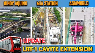 Railway Malapit Nang Makompleto Ng Laying Machine  LRT1 EXTENSION UPDATE [upl. by Ilesara32]