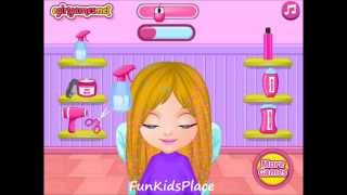 Newest Baby Barbie Movie GamesBaby Barbie Manga Haircuts Gameplay for Little Kids [upl. by Erdnoed]