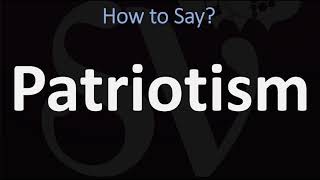 How to Pronounce Patriotism CORRECTLY [upl. by Ahcim]