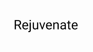 Rejuvenate meaningVocabulary Englishrejuvenaterejuvenationrejuvenatingwordmeaningnewwordsssc [upl. by Einiar89]