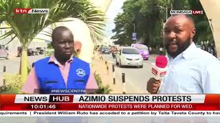 Azimio la Umoja suspends its planned Wednesday demonstrations [upl. by Anai]