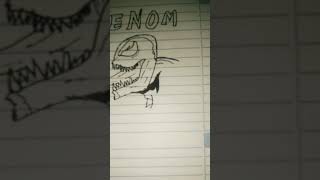 Venom drawing 🥷🏻in subscribe artwork 👍🏻🥷🏻 [upl. by Minsk]