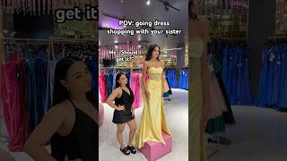 Whose sister is this 😂 promdress fashion promdressshopping formaldresses formal prom [upl. by Iveson]