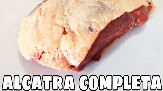 como cortar alcatra bovina completa bifes e churrasco [upl. by Moberg]