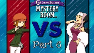 Layton Brothers Mystery Room  Part 6  CAT FIGHT No Commentary [upl. by Arretak851]