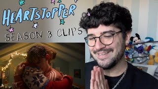 Heartstopper Season 3 Clips  Reactions amp Breakdowns  🏳️‍🌈 [upl. by Abdul]