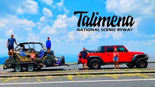 Talimena National Scenic Byway ⛰️  Breath Taking Views 😲  Jeep  Rzr  Mountains  Oklahoma [upl. by Donell]