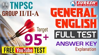 TNPSC GROUP IIIIA  GENERAL ENGLISH  Free Test  13  ANSWER KEY DISCUSSION  Suresh IAS Academy [upl. by Imotas997]