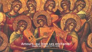 Gautier de Coincy 13th c Amours qui bien ses enchanter [upl. by Nothgierc]