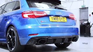 Audi RS3 8V Facelift Milltek Exhaust [upl. by Sallyann]