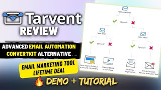 Tarvent Review Demo  Tutorial  Better Email Marketing Tool than Convertkit Aweber or Mailerlite [upl. by Eicnan161]