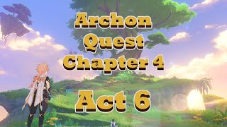 EN VA Archon Quest Chapter 4 Act 6 Bedtime story  Genshin Impact [upl. by Zora]