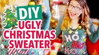 DIY Ugly Christmas Sweater  HGTV Handmade [upl. by Lugo]