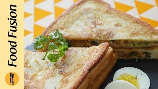 Fried chicken Tikka sandwich Recipe By Food Fusion Ramzan Special Recipe [upl. by Nivlac]