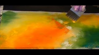 Blending Colours Acrylfarbe verblenden Tutorial [upl. by Haleak819]