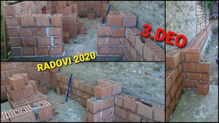 Gradjevinski radovi 2020 3deo zidanje [upl. by Abrahan303]