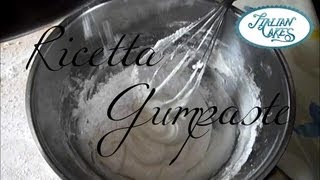 Pasta di gomma ricetta gumpaste recipe by ItalianCakes [upl. by Anilag]