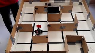 Maze solver arduino robot [upl. by Arimat857]