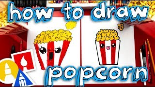 How To Draw Funny Popcorn [upl. by Artimed]