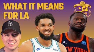 Huge WolvesKnicks Trade What It Says About Lakers And The West [upl. by Etnuahc]