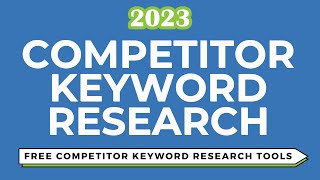 Competitor Keyword Research 2023 Using Moz ChatGPT SpyFu amp Google Keyword Planner [upl. by Matrona796]