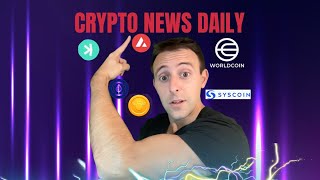 🚨CRYPTO NEWS DAILY  EP635  WLD  SYS  KAS  DOVU  HBAR  GRAPE  AVAX [upl. by Mathilde898]