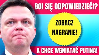 Hołownia wije się jak piskorz Totalna kompromitacja [upl. by Eitsud196]