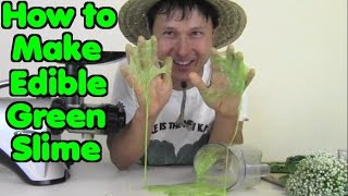 How to Make Slime using only Organic VEGETABLES [upl. by Tremain310]