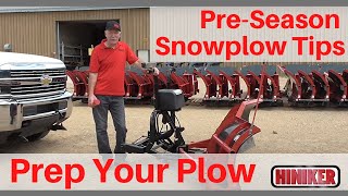 Hiniker Snowplow Preseason Tips Get Your Snowplow Ready for Winter [upl. by Conney]