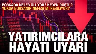 BORSA YATIRIMCILARINA SEÇİM ÖNCESİ BİR HAYATİ UYARI DAHA AMAN DİKKAT [upl. by Sihunn775]