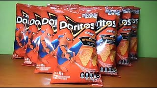 12 Doritos con Vuela Tazos de Spiderman Lejos de casa  Cde Colecciones [upl. by Dasie55]