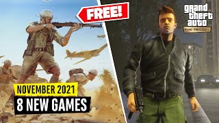 8 New Games November 2 FREE GAMES [upl. by Neelhtac]