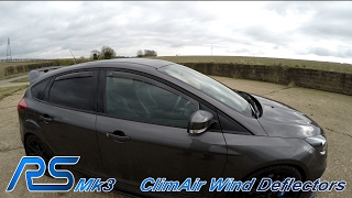 Ford Focus RS Mk3  ClimAir Wind Deflectors Install [upl. by Jaban411]