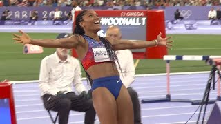 Tara Davis Woodhall Womens Long Jump Final Paris 2024 Olympics olympics2024 taradaviswoodhall [upl. by Nicoline599]