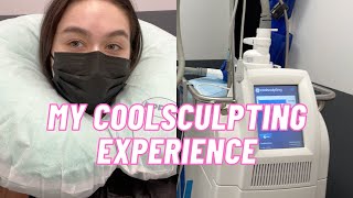 COOLSCULPTING VLOG Come with me to try freezing my fat off [upl. by Nani]