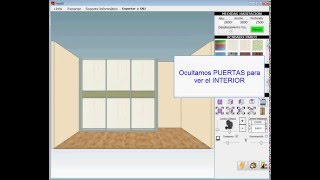 Programa Software Diseño Armarios Empotrados Closets Muebles Dormitorios Vestidores Imor22 [upl. by Pattison788]